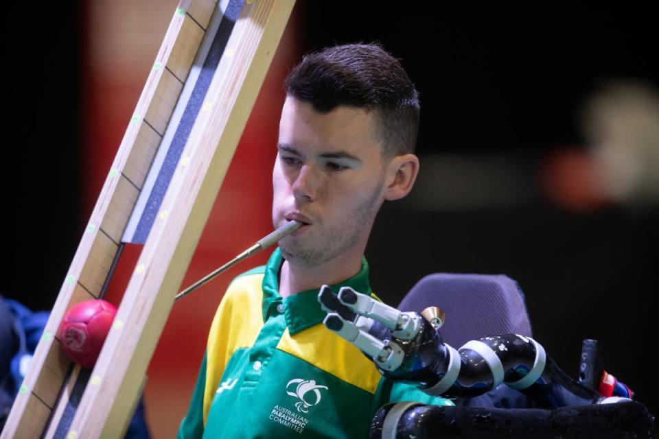 Dan Michel - Australian Paralympic athlete will be competing in Boccia at the Tokyo GamesGames
