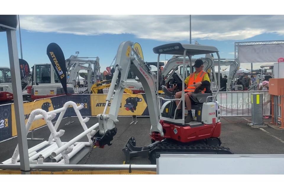 The Excavator Operator Challenge at the National Diesel Dirt and Turf Expo