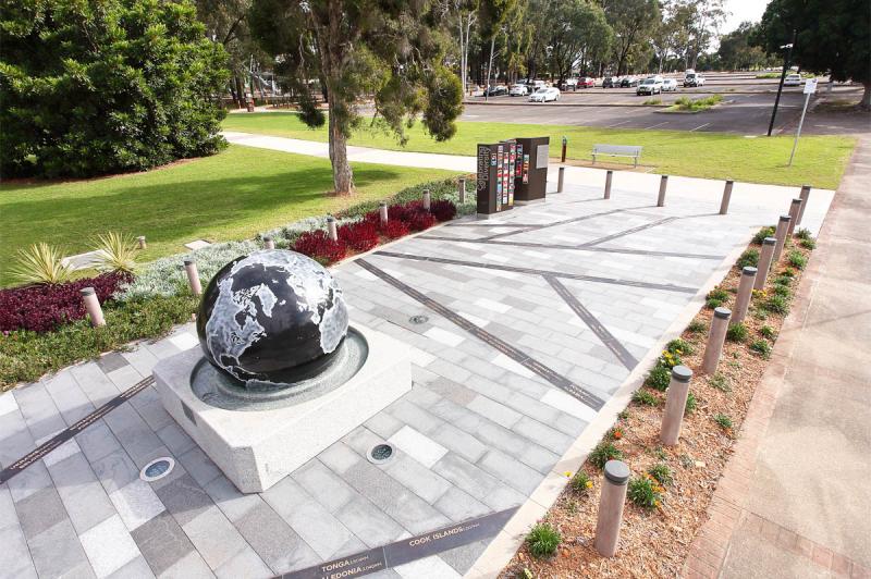 GOLD AWARD: People’s Globe (Kugal Ball Landscapes Works), Fairfield Showground - Commercial and Civil Construction Up to $250,000