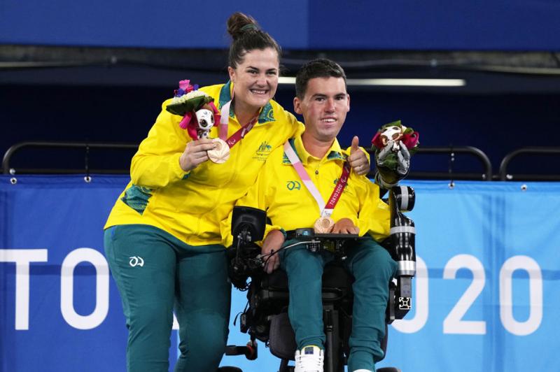 Dan Michel, Australian Paralympian, won Bronze in Boccia at Tokyo 2020!