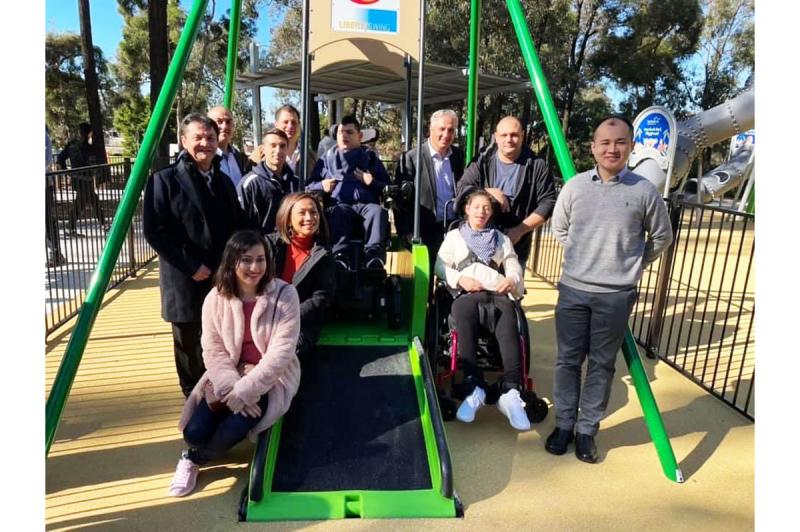 Liberty Swing at Deerbush Park All-Abilities Playground Official Opening, Fairfield Showground