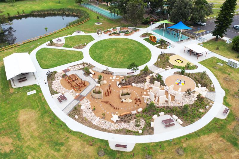 Stuart Park - Aerial View