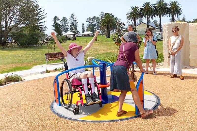 Stuart Park - Accessible Carousel, Credit: UOW