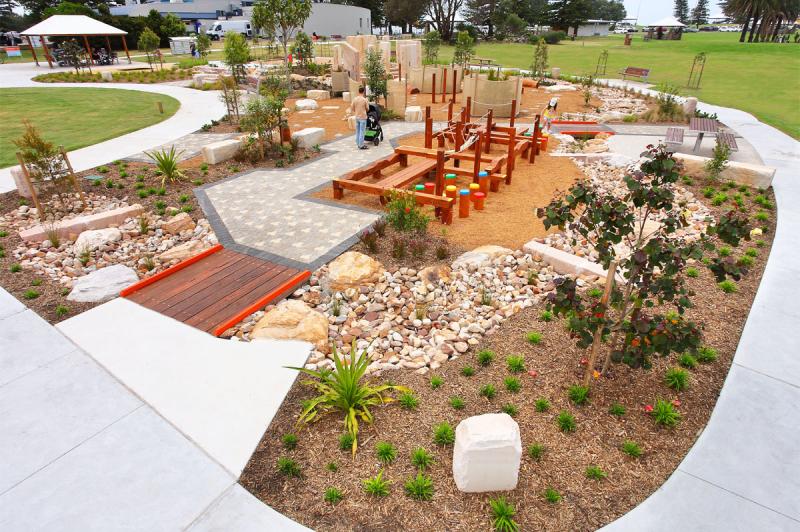 Stuart Park - Timber Balance Beams