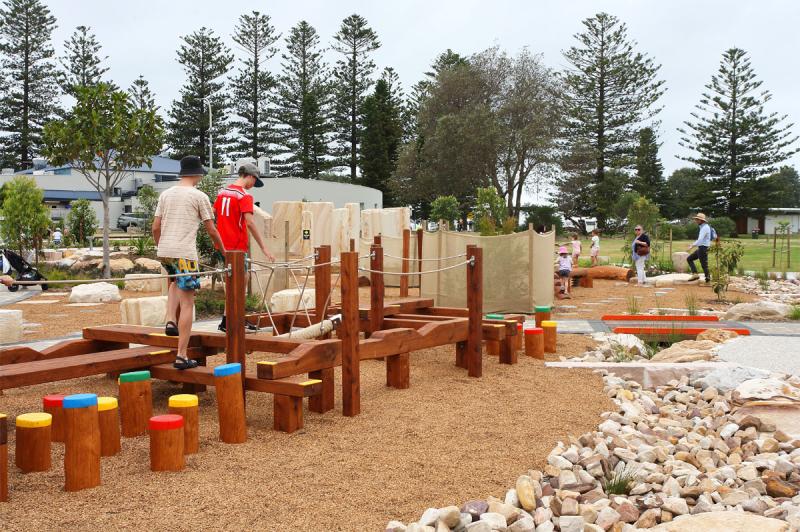 Stuart Park - Timber Balance Beams 